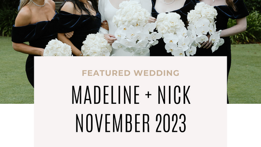 A Classic White Wedding: Madeline and Nick's Unforgettable Day