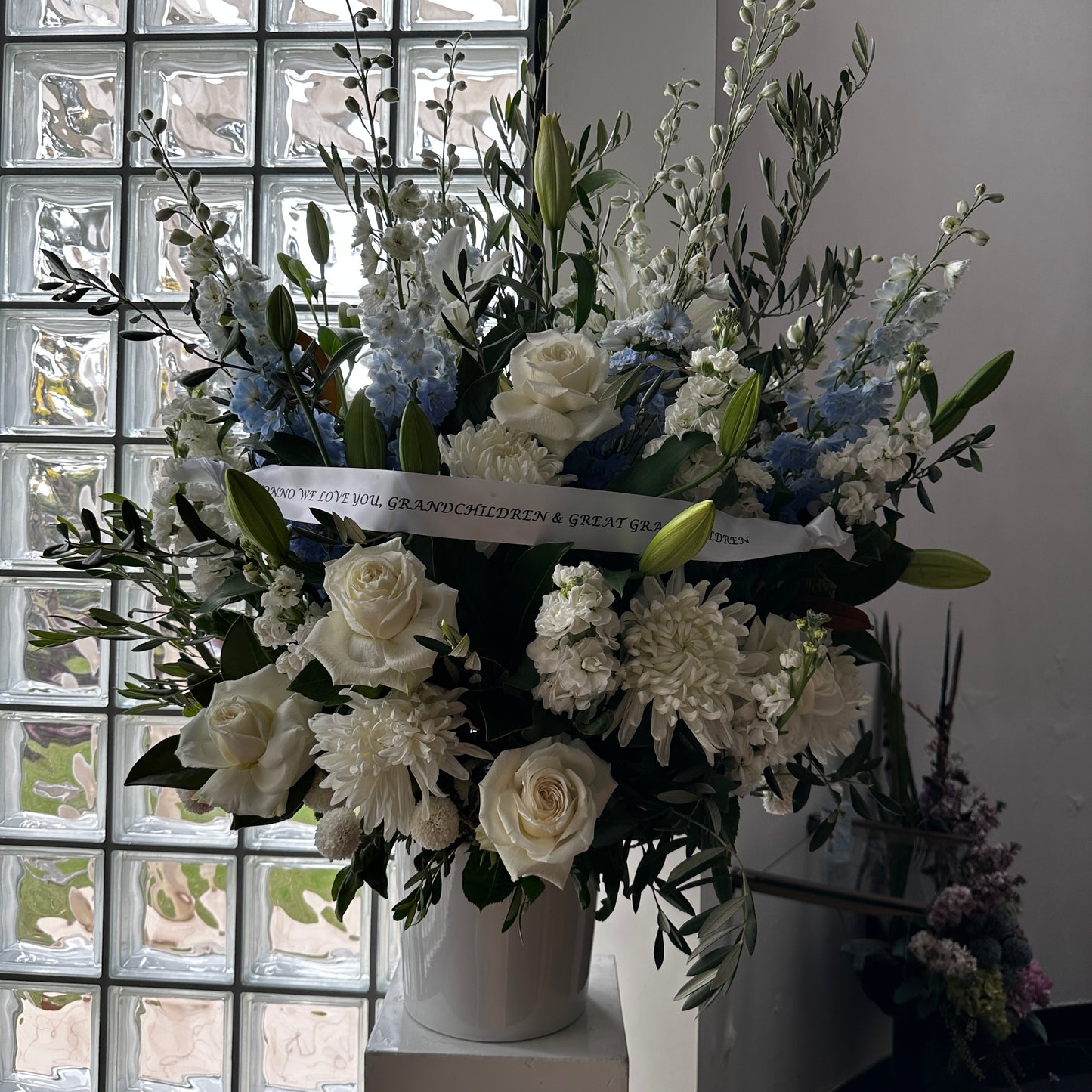 Seasonal Ceramic Floral Arrangement